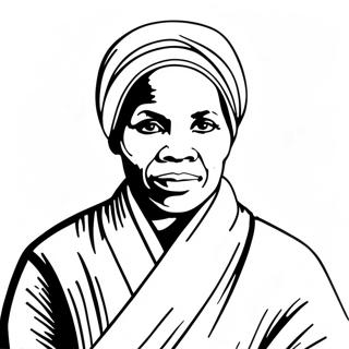 Harriet Tubman Inspirational Coloring Page 53803-42942