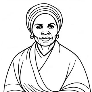 Harriet Tubman Inspirational Coloring Page 53803-42943