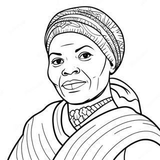 Harriet Tubman Inspirational Coloring Page 53803-42944