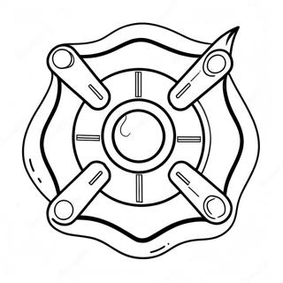 Fire Force Logo Coloring Page 53843-42971