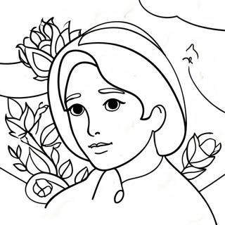 Condolence Sympathy Coloring Page 53873-42996