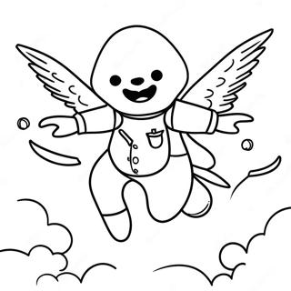 Gman Flying Through The Sky Coloring Page 53894-43013