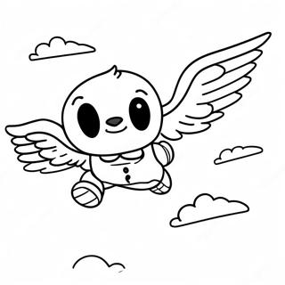 Gman Flying Through The Sky Coloring Page 53894-43014