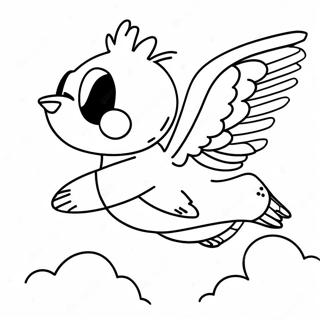 Gman Flying Through The Sky Coloring Page 53894-43015