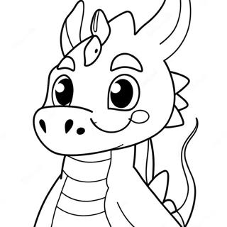 Anime Dragon Coloring Page 53903-43030