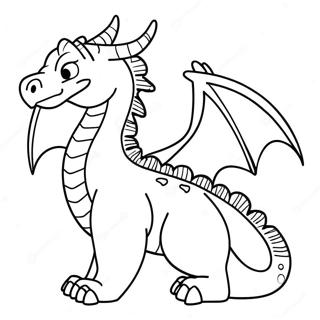 Anime Dragon Coloring Page 53903-43031