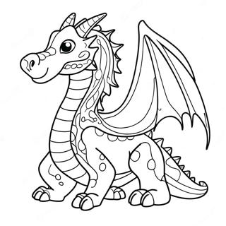 Anime Dragon Coloring Page 53903-43032