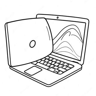 Laptop Coloring Page 53943-43046