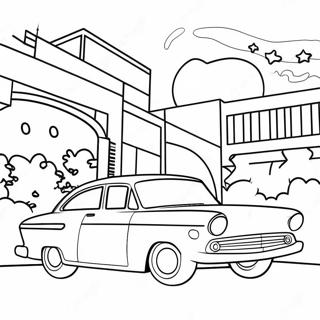 Memphis Coloring Pages