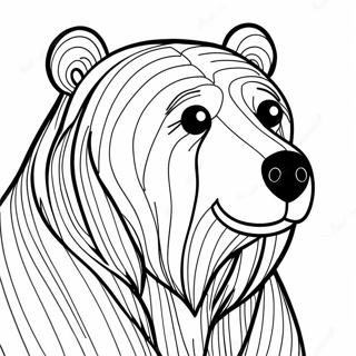 Brown Bear Brown Bear Coloring Page 5396-4414