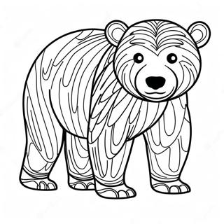 Brown Bear Brown Bear Coloring Page 5396-4416