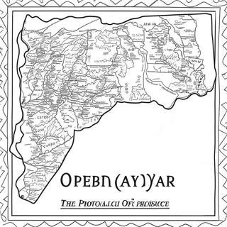 Oregon State Map Coloring Page 53993-43090