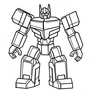 Lego Transformer Coloring Page 54003-43098