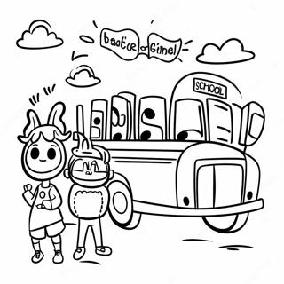 Back To School Night Coloring Pages