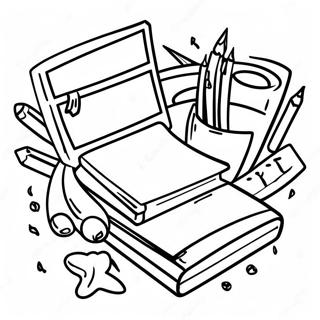 Back To School Night Coloring Page 54033-43122