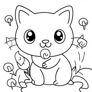 Candy Cat Poppy Playtime Coloring Pages