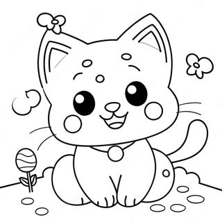 Candy Cat Poppy Playtime Coloring Page 54063-43146