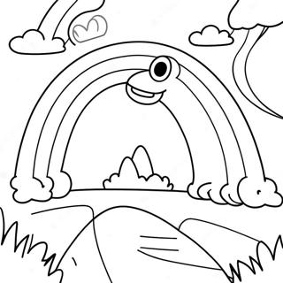 Colorful Rainbow Ruby Adventure Coloring Page 54074-43162