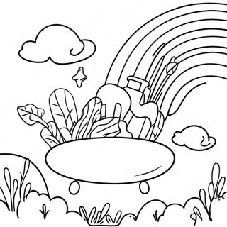 Colorful Rainbow Ruby Adventure Coloring Page 54074-43163