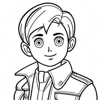 Adventurous Levi Coloring Page 54084-43169