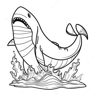 Megalodon Monster Jam Coloring Page 54153-43224