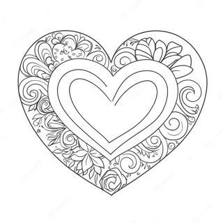 Preschool Valentines Coloring Pages