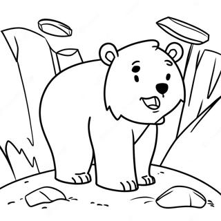 Grizzly And The Lemmings Coloring Pages