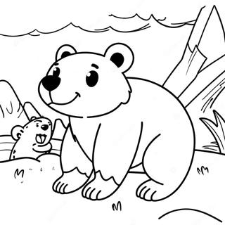 Grizzly And The Lemmings Coloring Page 54173-43238