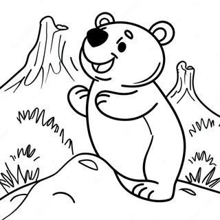 Grizzly And The Lemmings Coloring Page 54173-43240