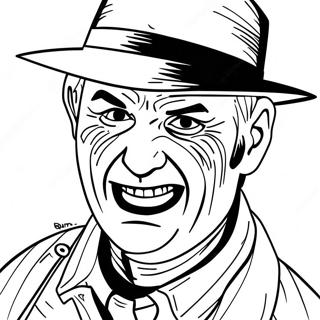 Freddy Krueger Classic Horror Coloring Page 54183-43246