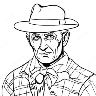 Freddy Krueger In Dreamland Coloring Page 54184-43243