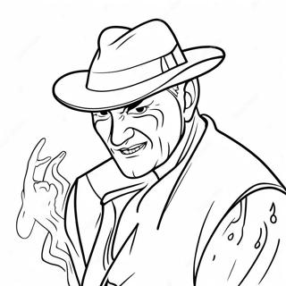 Freddy Krueger In Dreamland Coloring Page 54184-43244