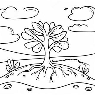 Rich Brown Soil Coloring Page 54214-43270