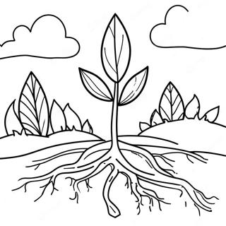 Rich Brown Soil Coloring Page 54214-43271