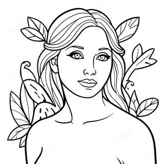 Eve Coloring Pages