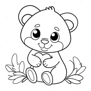 Cute Be Mine Animals Coloring Page 54234-43286