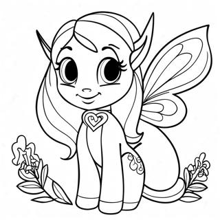 Winx Club Flora Coloring Pages