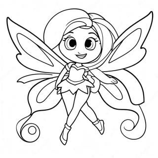 Winx Club Flora Coloring Page 54243-43294