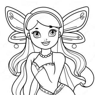 Winx Club Flora Coloring Page 54243-43296