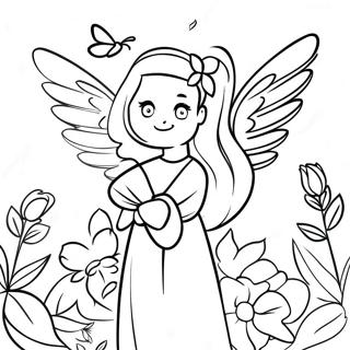 Winx Club Flora Coloring Pages