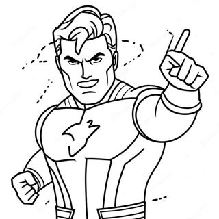 Thunderman Superhero Action Coloring Page 54254-43307