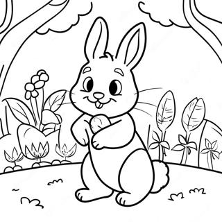 Peter Rabbit In A Garden Coloring Page 54264-43312