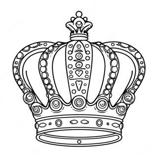 Crown Coloring Page 5426-4436