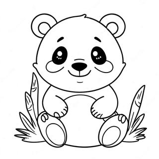 Cute Panda Wwf Coloring Page 54274-43318