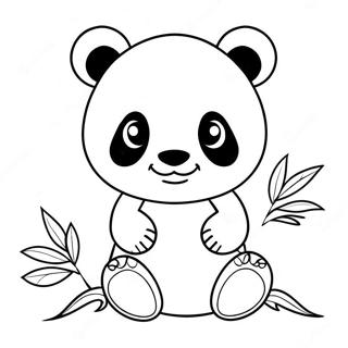 Cute Panda Wwf Coloring Page 54274-43319