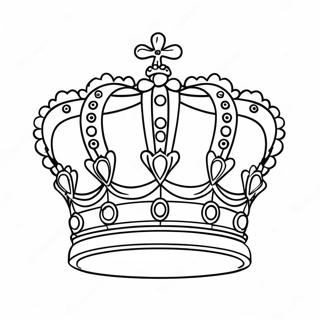 Royal Crown Coloring Page 5427-4438