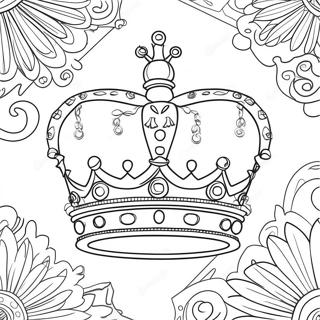 Royal Crown Coloring Page 5427-4439