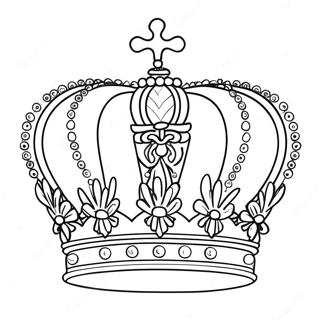 Royal Crown Coloring Page 5427-4440