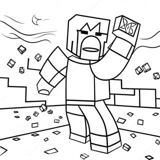 Cool Minecraft Coloring Pages