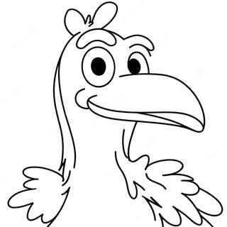 Big Bird Coloring Page 54313-43348